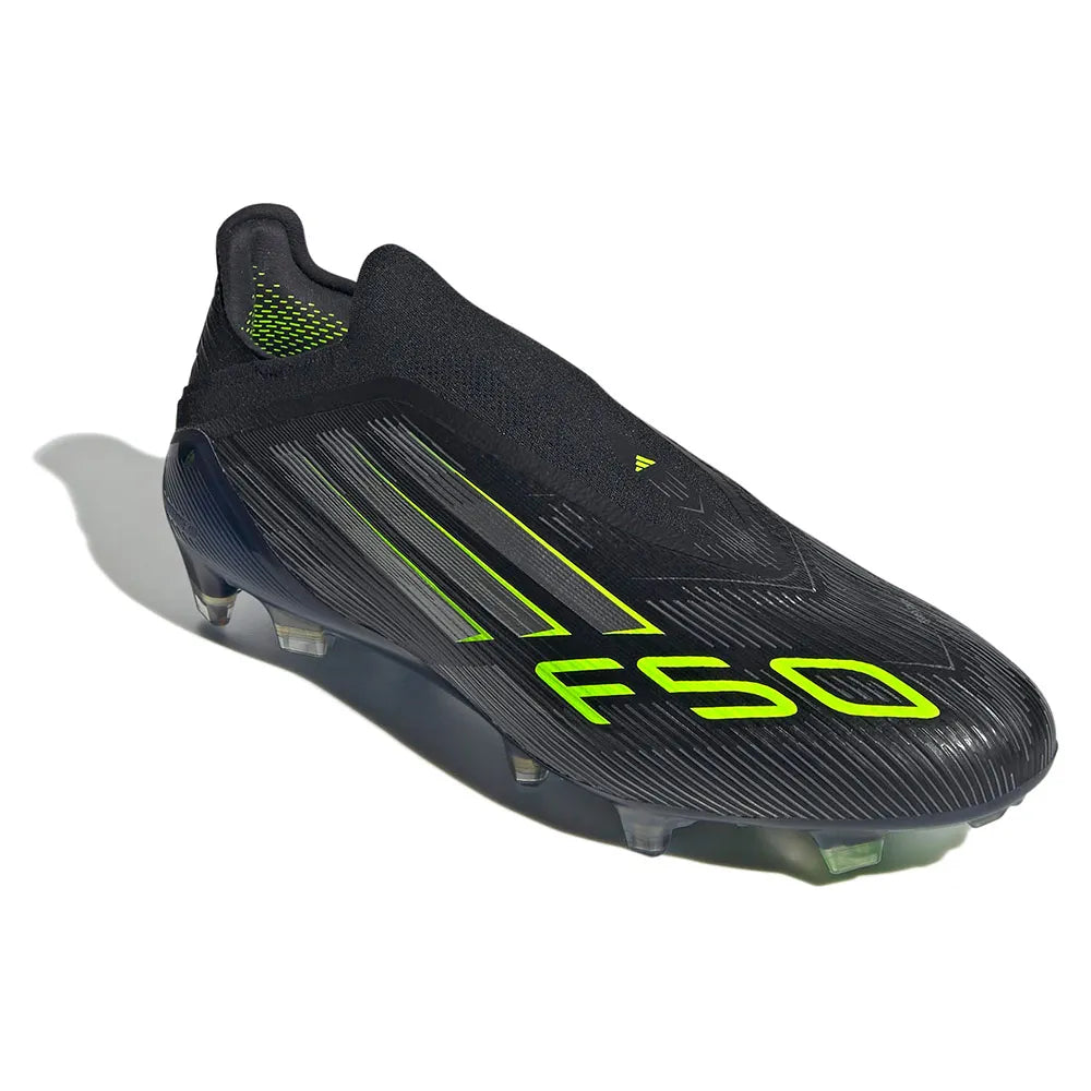 F50 Elite Laceless FG Black Green