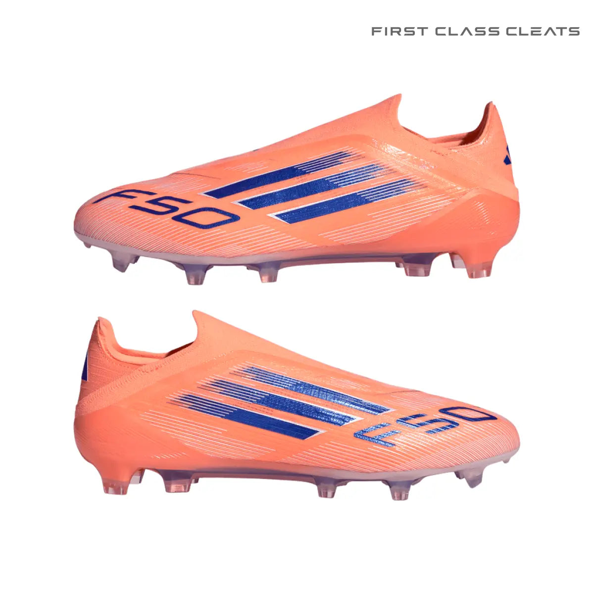 F50 Elite Laceless FG - Coral Blaze Pack