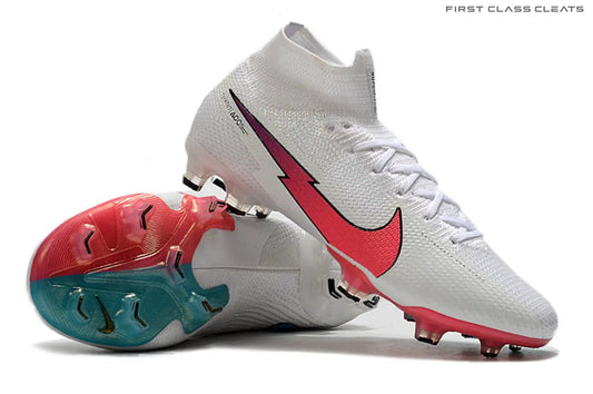 Mercurial Superfly 7 Elite FG White Crimson