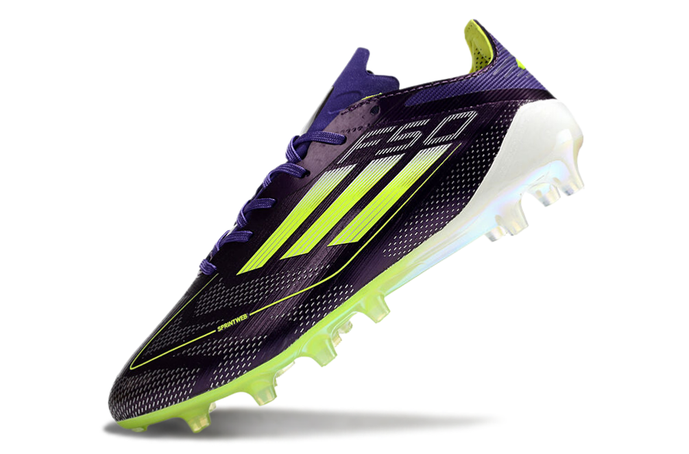 F50 Elite AG Purple/Green