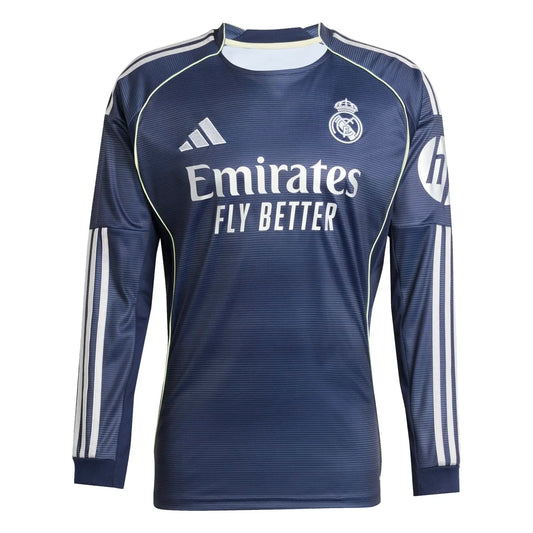 Real Madrid Long Sleeve Away Jersey 25/26