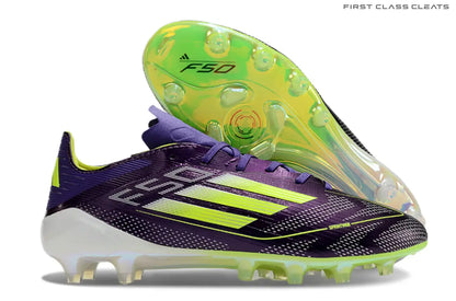 F50 Elite AG Purple/Green