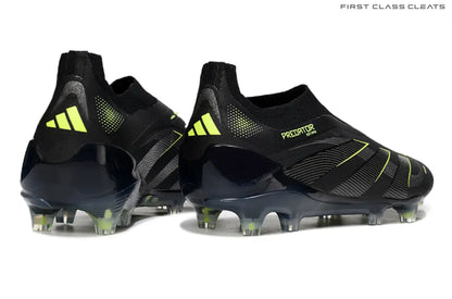 Predator Elite Laceless FG Black/Green