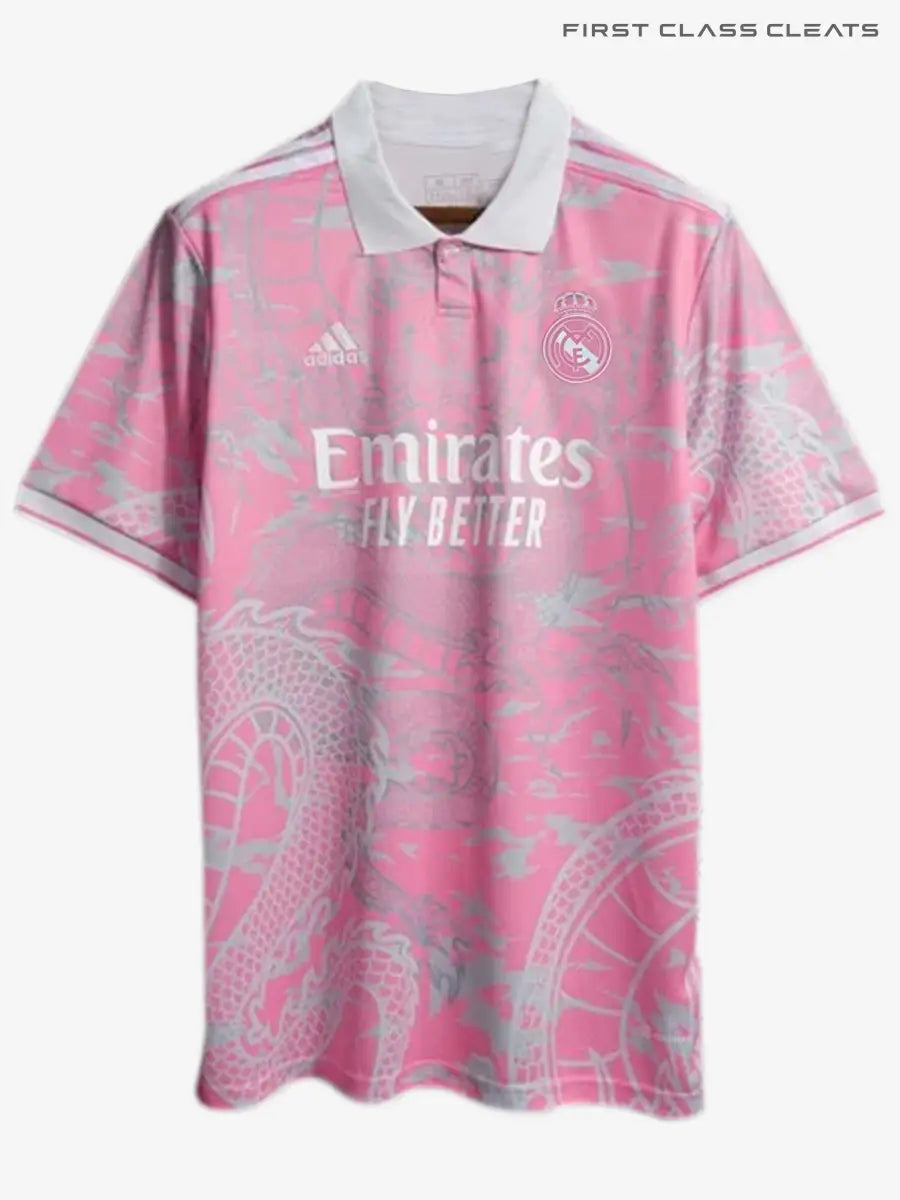 Real Madrid Pink Dragon Jersey